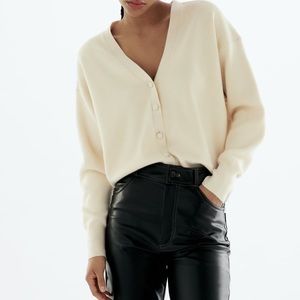 Zara Jewel Button Knit Cardigan